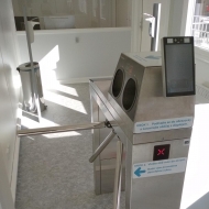 Automation hand disinfection system and Twix-M, hospital Horovice, The Czech Republic